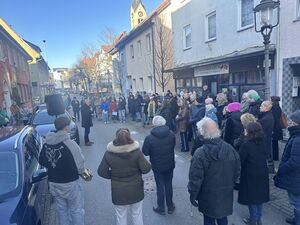 Stolpersteinverlegung in der Gartenstraße